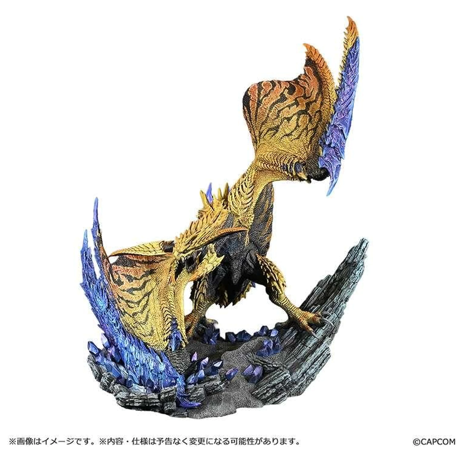 Monster Hunter Shining Thunder Wyvern Rey Dau Statua 28 cm zdjęcie produktu