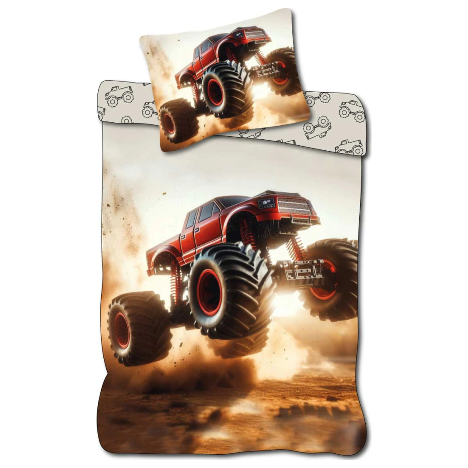 Monster Truck Rally Poszwa na kołdrę zdjęcie produktu