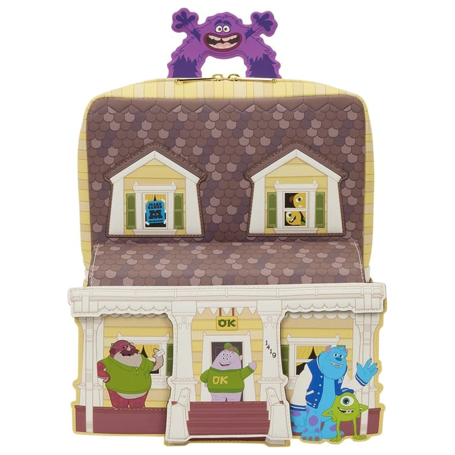 Monsters University Oozma Kappa House figuralny mini plecak zdjęcie produktu