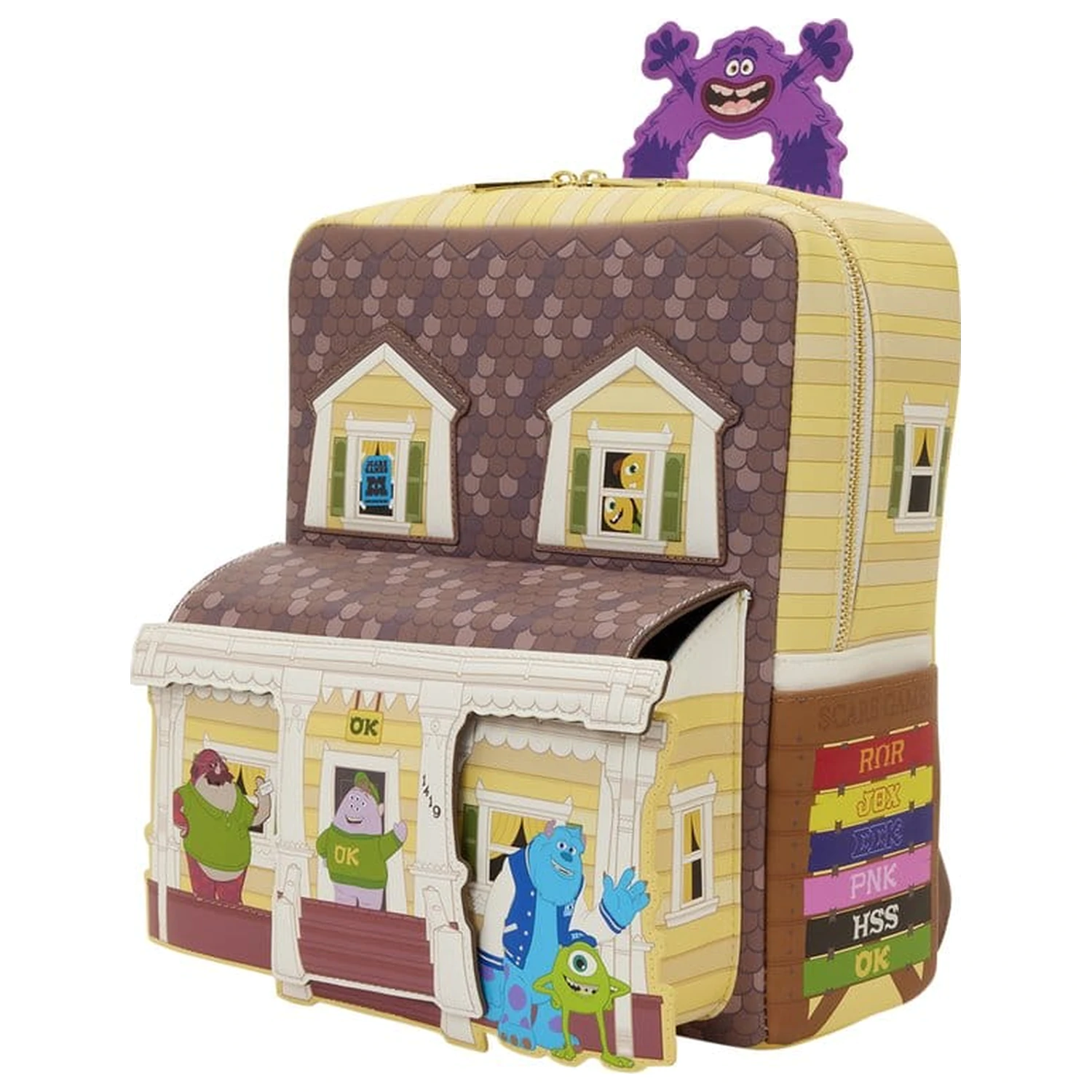 Monsters University Oozma Kappa House figuralny mini plecak zdjęcie produktu