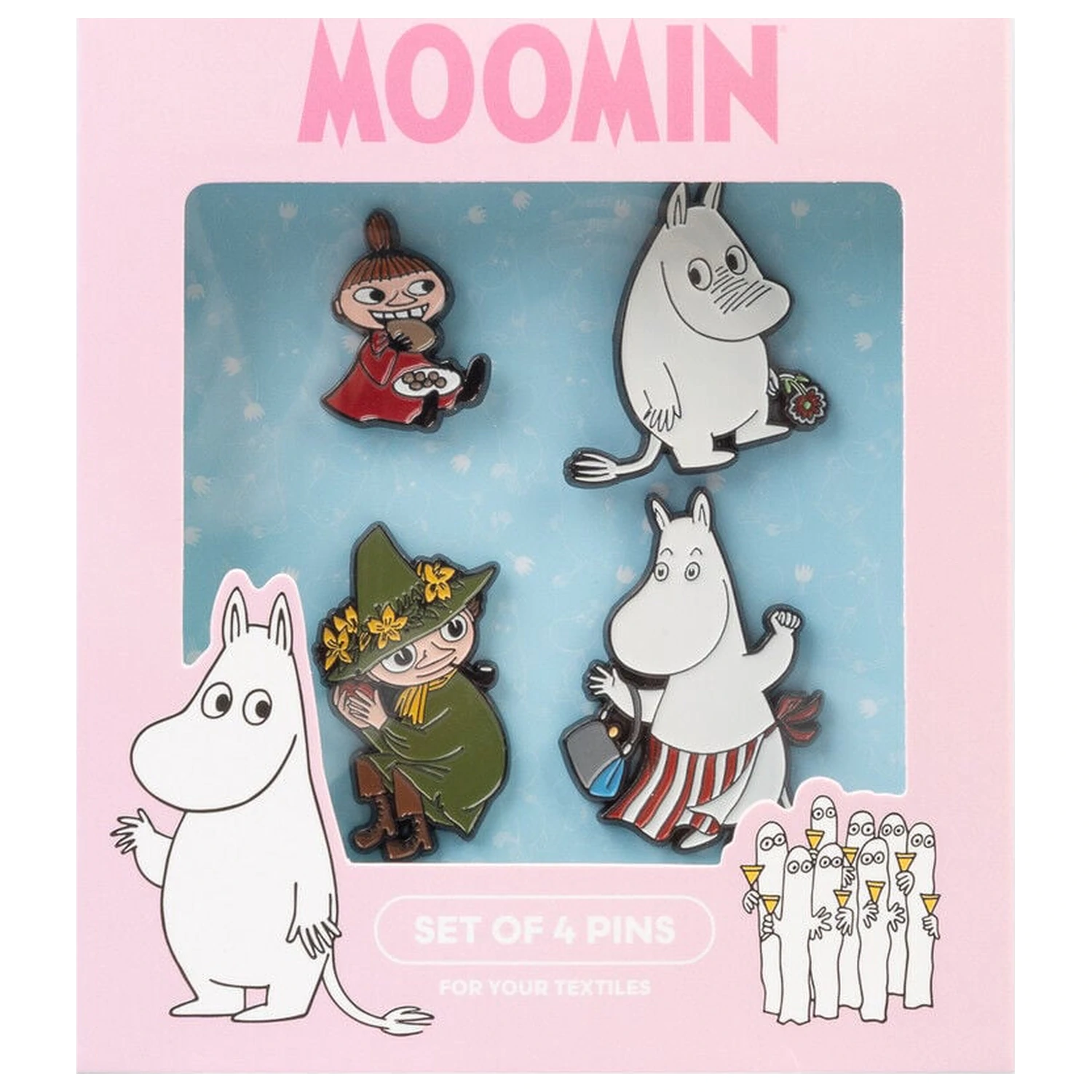Moomin zestaw 4 pinsów zdjęcie produktu