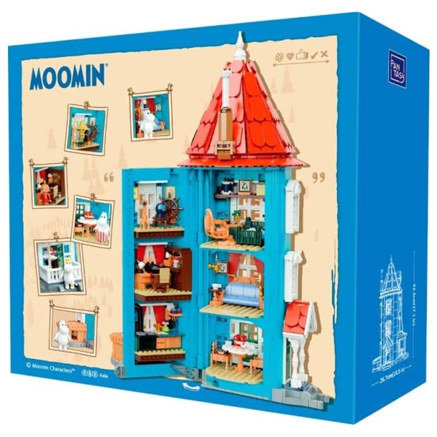 Domek Muminków MOOMIN Klocki konstrukcyjne 1757 elementów zdjęcie produktu