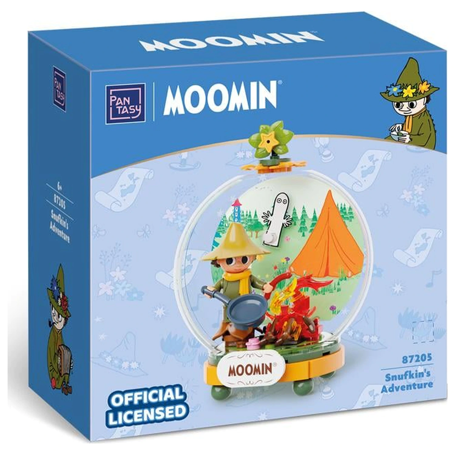 Klocki konstrukcyjne Moomin Snufkin's Adventure 86 elementów zdjęcie produktu