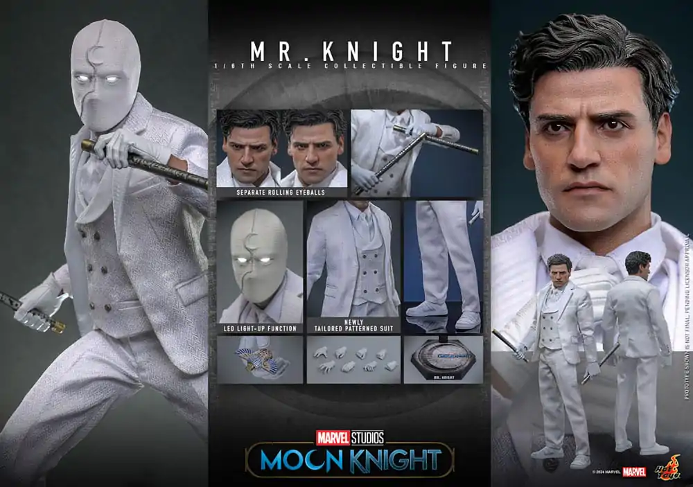 Figurka Akcji Moon Knight 1/6 Mr. Knight 29 cm zdjęcie produktu