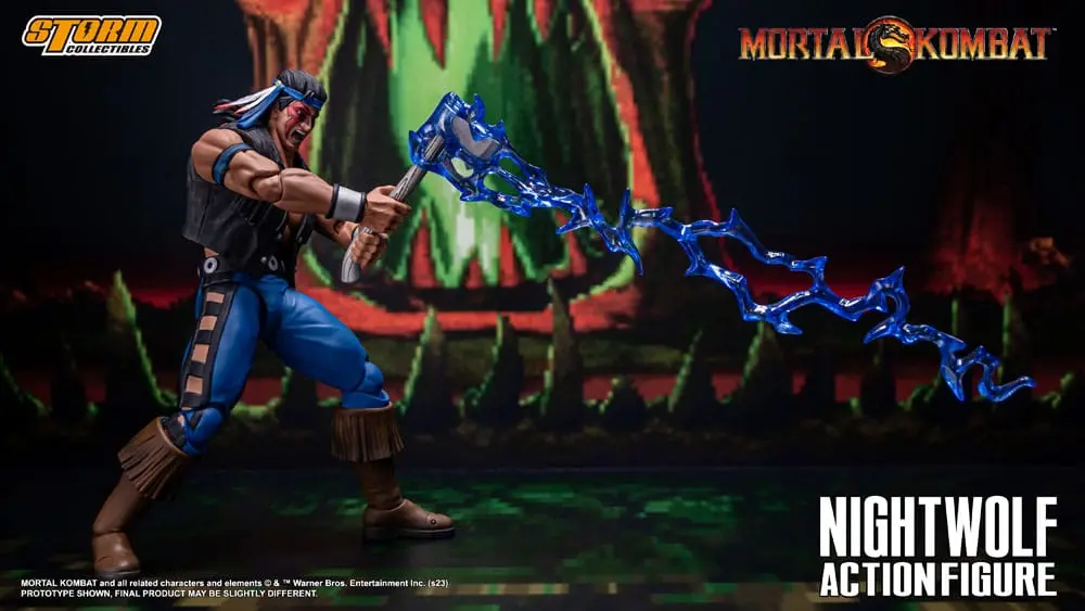 Figurka Akcji Mortal Kombat 1/12 Nightwolf 18 cm zdjęcie produktu