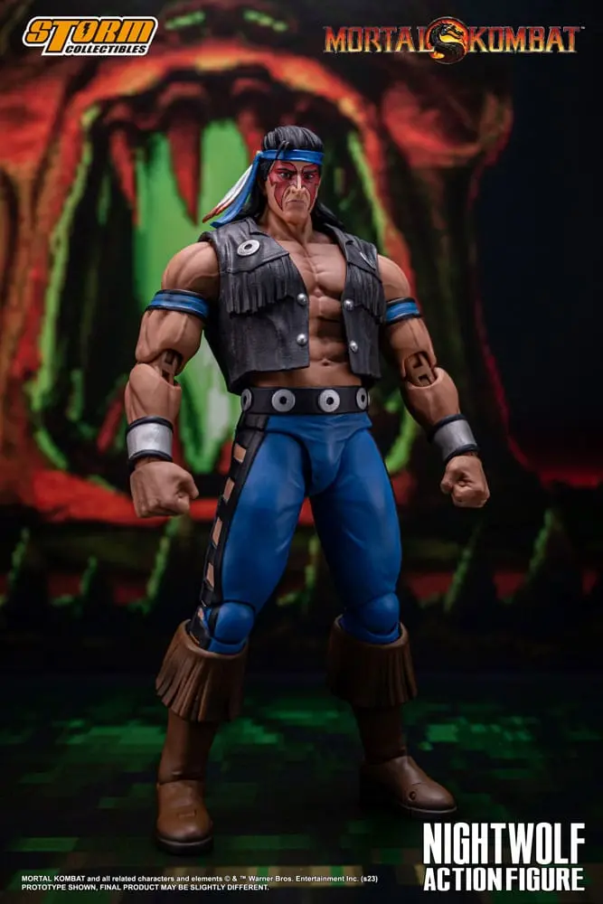 Figurka Akcji Mortal Kombat 1/12 Nightwolf 18 cm zdjęcie produktu