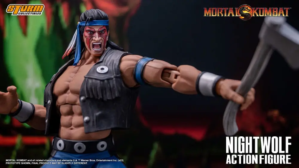 Figurka Akcji Mortal Kombat 1/12 Nightwolf 18 cm zdjęcie produktu