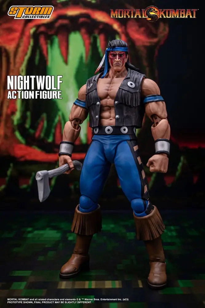 Figurka Akcji Mortal Kombat 1/12 Nightwolf 18 cm zdjęcie produktu