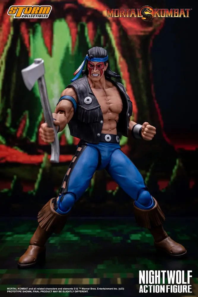 Figurka Akcji Mortal Kombat 1/12 Nightwolf 18 cm zdjęcie produktu