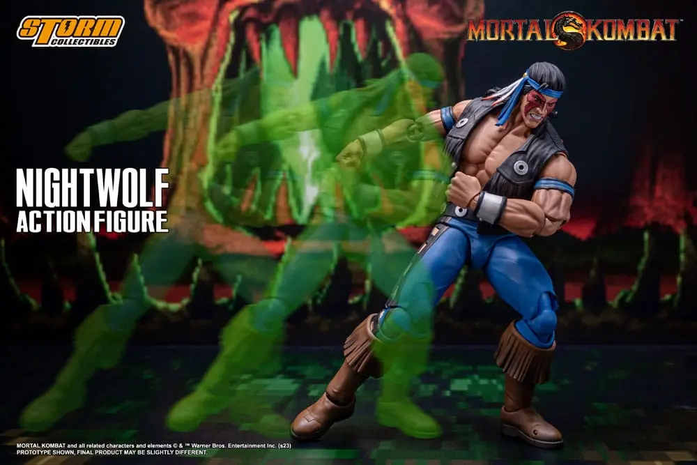 Figurka Akcji Mortal Kombat 1/12 Nightwolf 18 cm zdjęcie produktu