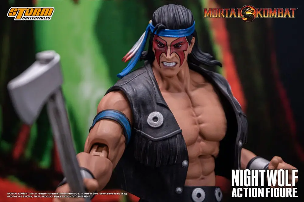 Figurka Akcji Mortal Kombat 1/12 Nightwolf 18 cm zdjęcie produktu