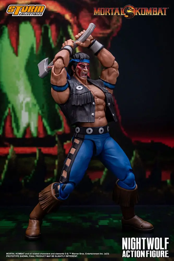 Figurka Akcji Mortal Kombat 1/12 Nightwolf 18 cm zdjęcie produktu