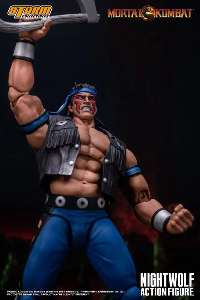 Figurka Akcji Mortal Kombat 1/12 Nightwolf 18 cm zdjęcie produktu