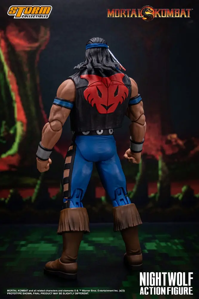 Figurka Akcji Mortal Kombat 1/12 Nightwolf 18 cm zdjęcie produktu