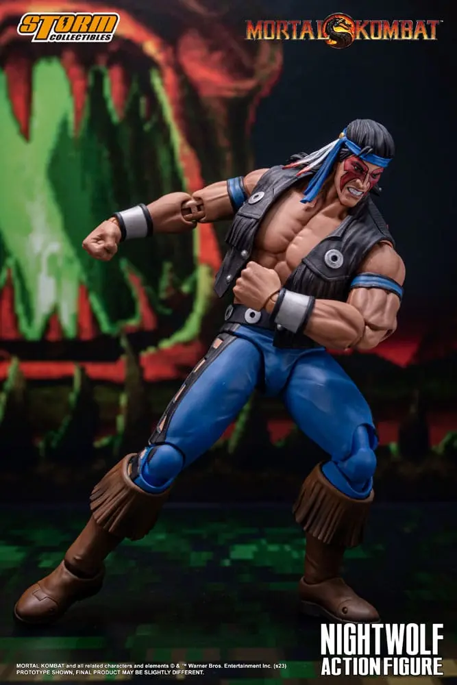 Figurka Akcji Mortal Kombat 1/12 Nightwolf 18 cm zdjęcie produktu