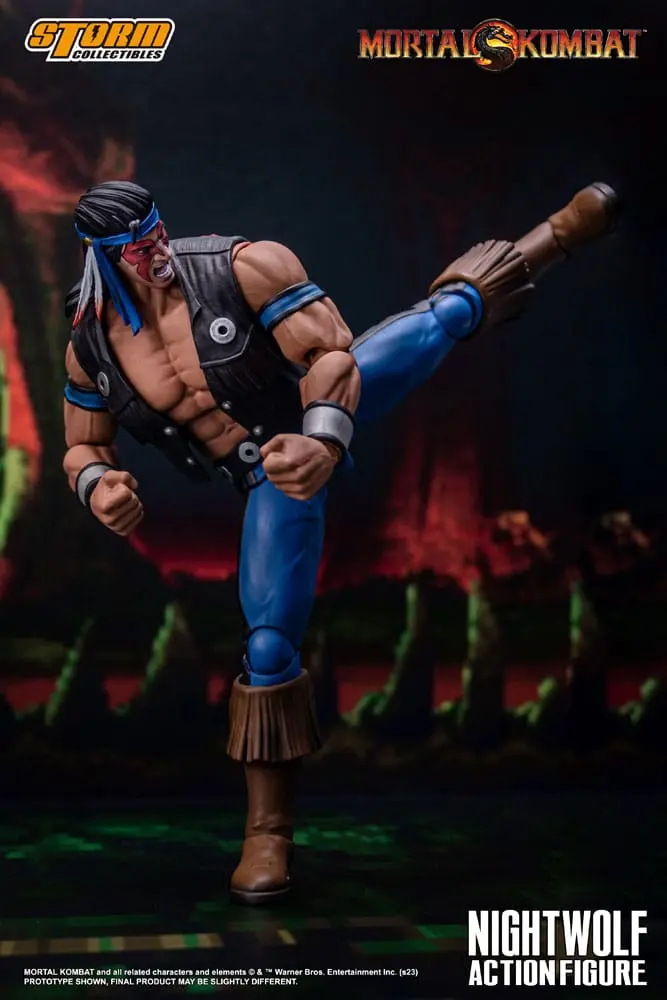 Figurka Akcji Mortal Kombat 1/12 Nightwolf 18 cm zdjęcie produktu