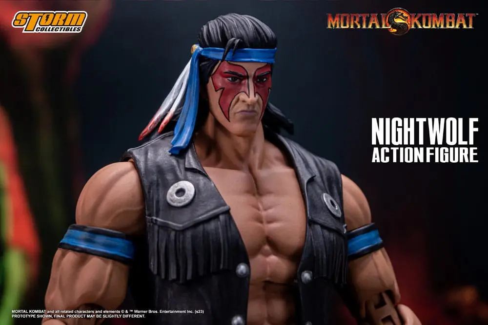 Figurka Akcji Mortal Kombat 1/12 Nightwolf 18 cm zdjęcie produktu