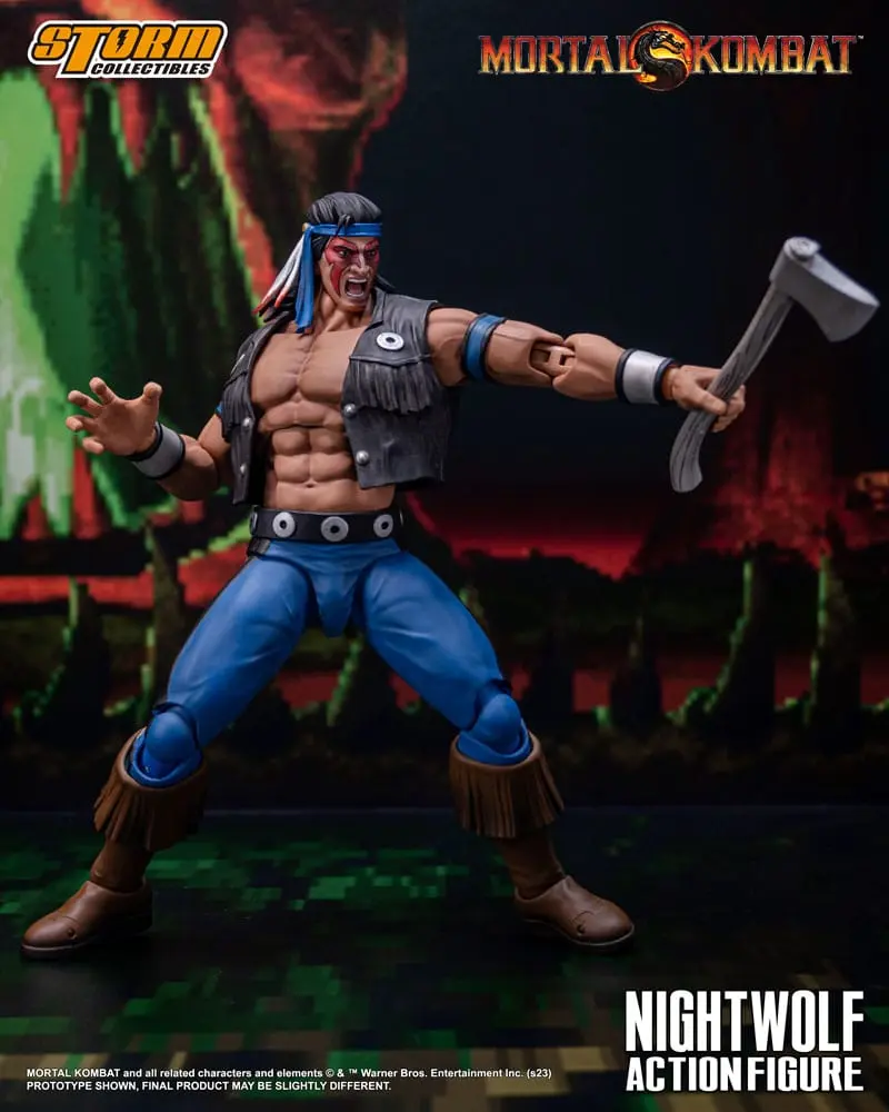 Figurka Akcji Mortal Kombat 1/12 Nightwolf 18 cm zdjęcie produktu