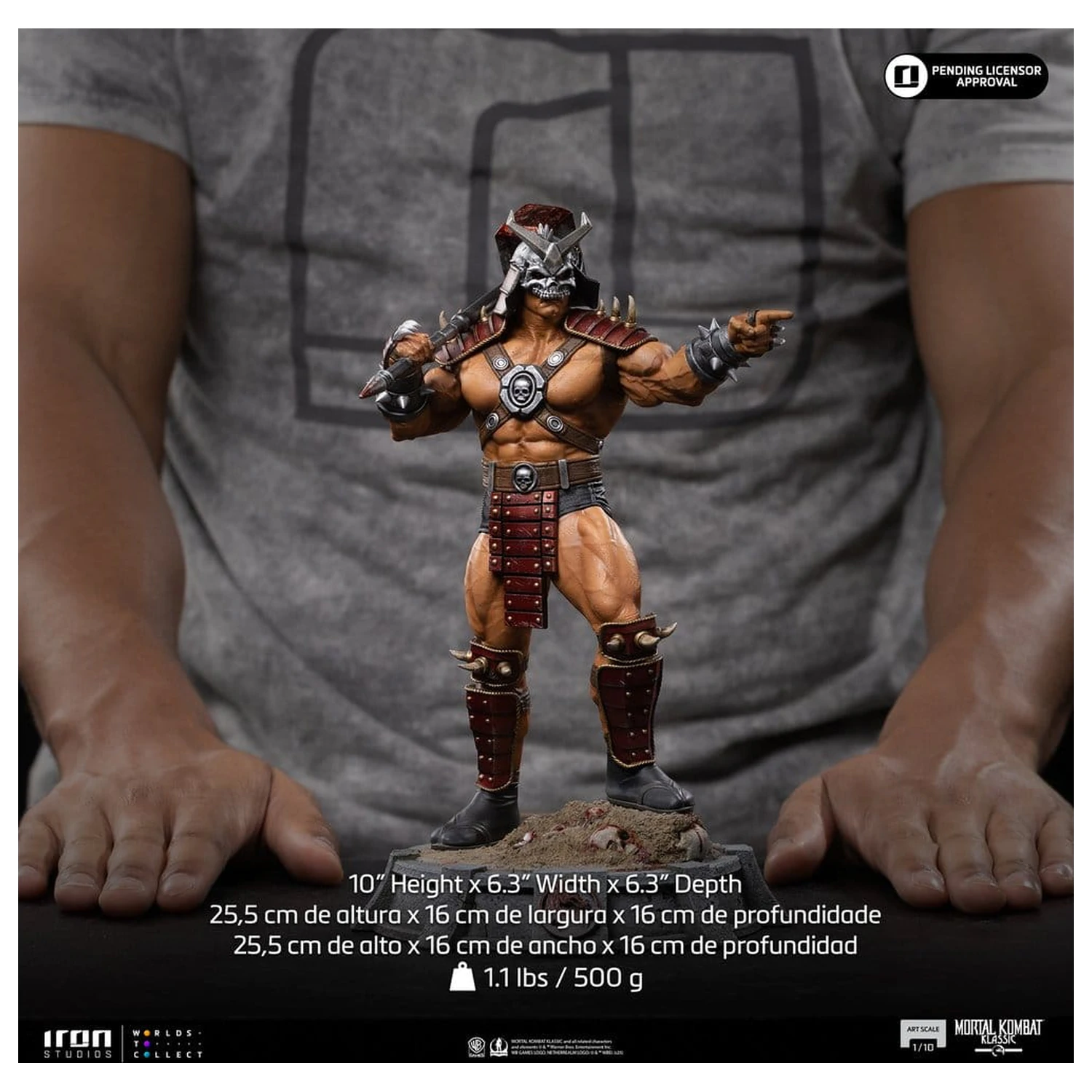 Mortal Kombat Art Scale Statua 1/10 Shao Khan 26 cm zdjęcie produktu