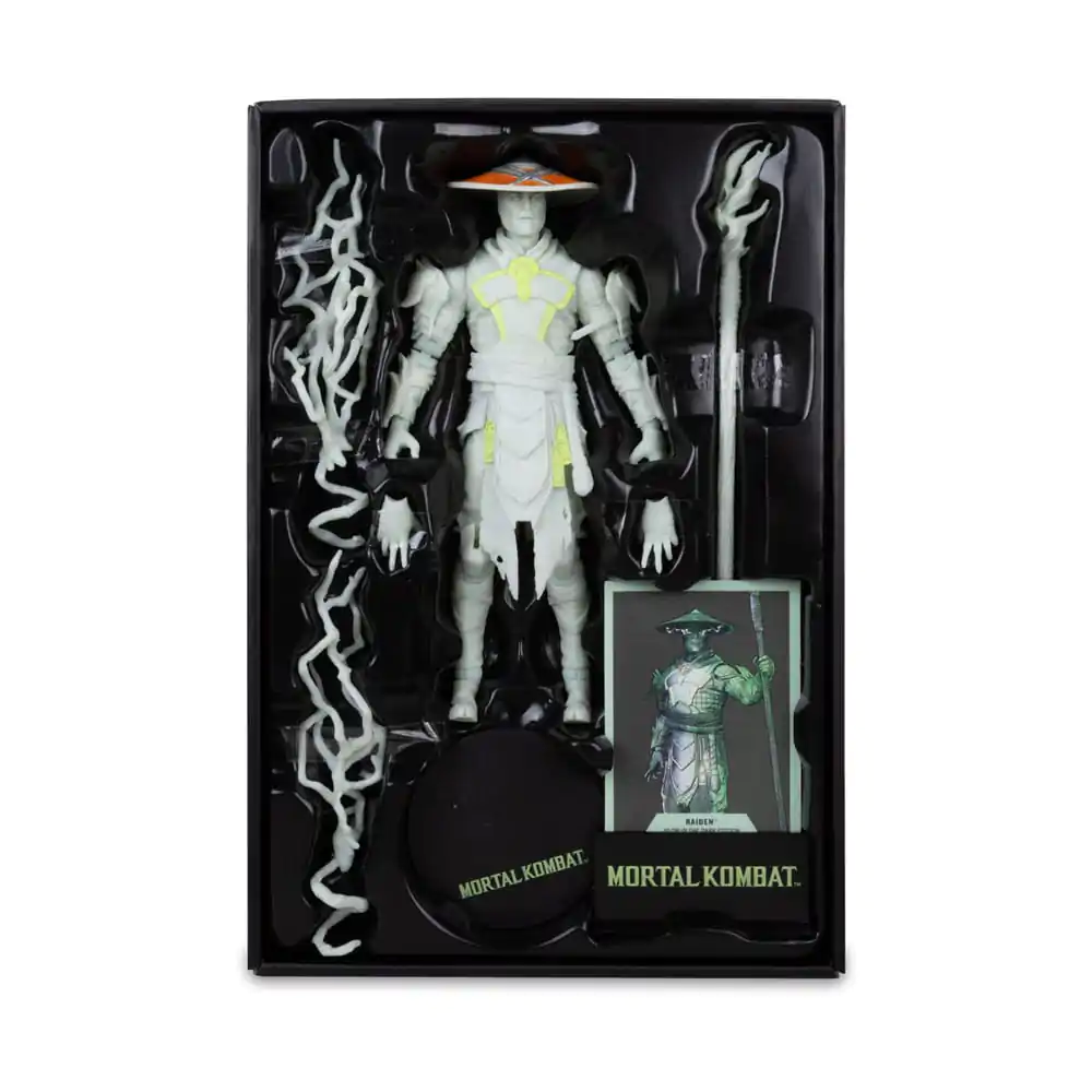 Figurka Akcji Mortal Kombat Glow in the Dark Edition Raiden (Gold Label) 18 cm zdjęcie produktu
