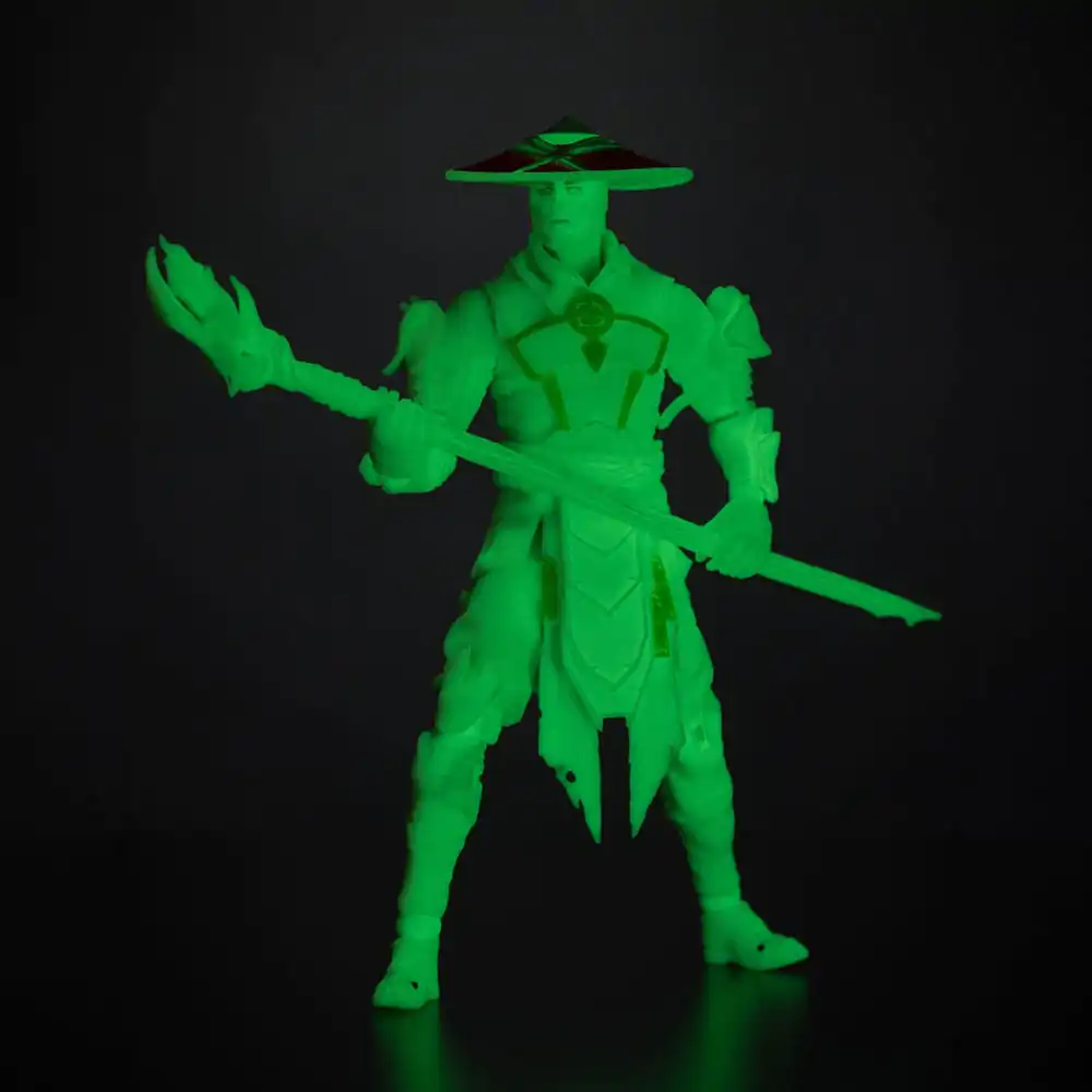 Figurka Akcji Mortal Kombat Glow in the Dark Edition Raiden (Gold Label) 18 cm zdjęcie produktu