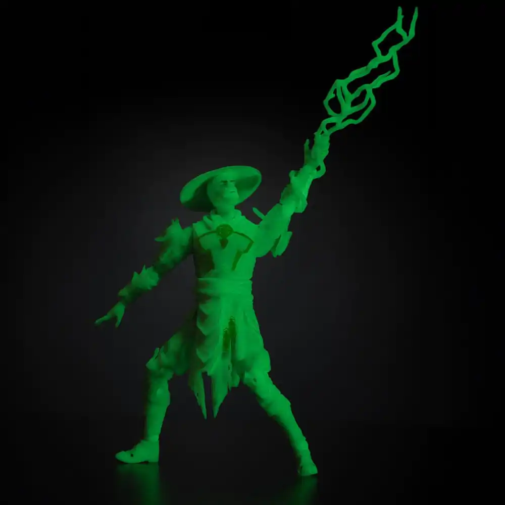 Figurka Akcji Mortal Kombat Glow in the Dark Edition Raiden (Gold Label) 18 cm zdjęcie produktu
