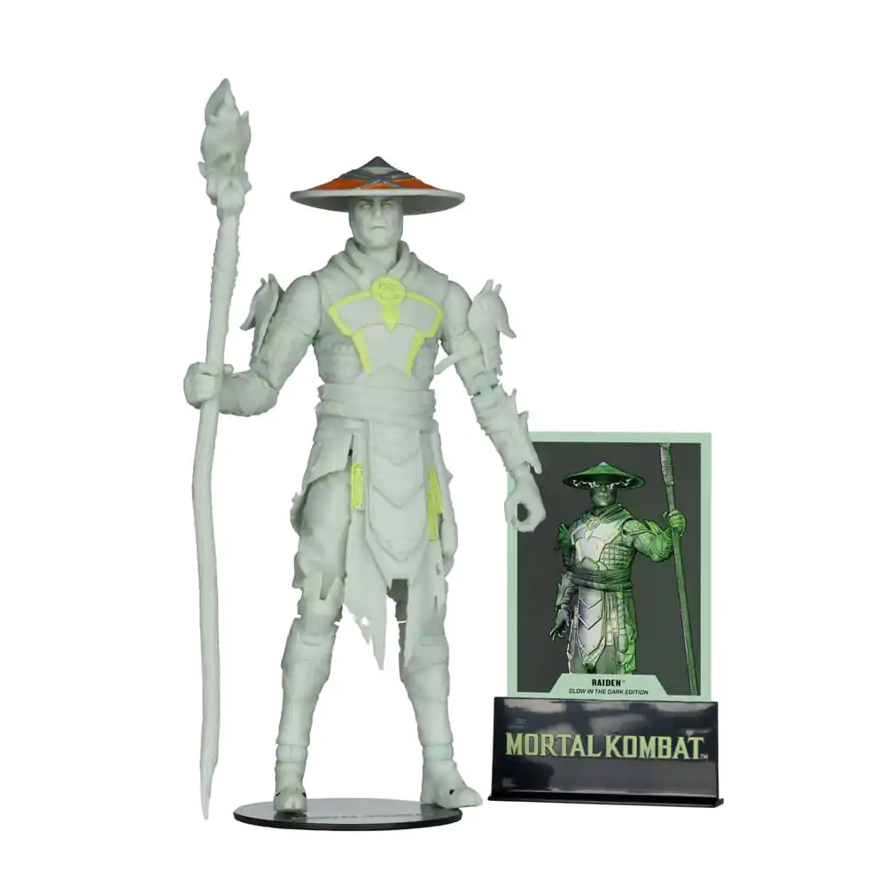 Figurka Akcji Mortal Kombat Glow in the Dark Edition Raiden (Gold Label) 18 cm zdjęcie produktu