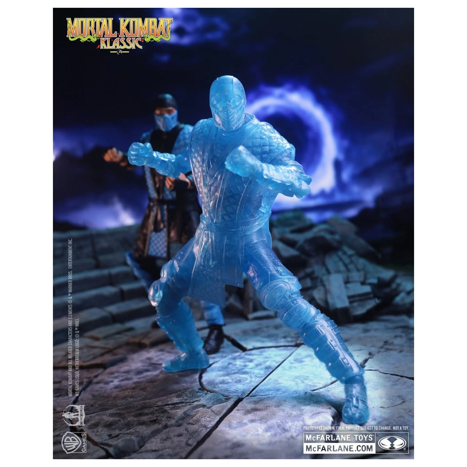 Mortal Kombat Klassic Figurka akcji Sub-Zero (Ice Clone) 18 cm zdjęcie produktu
