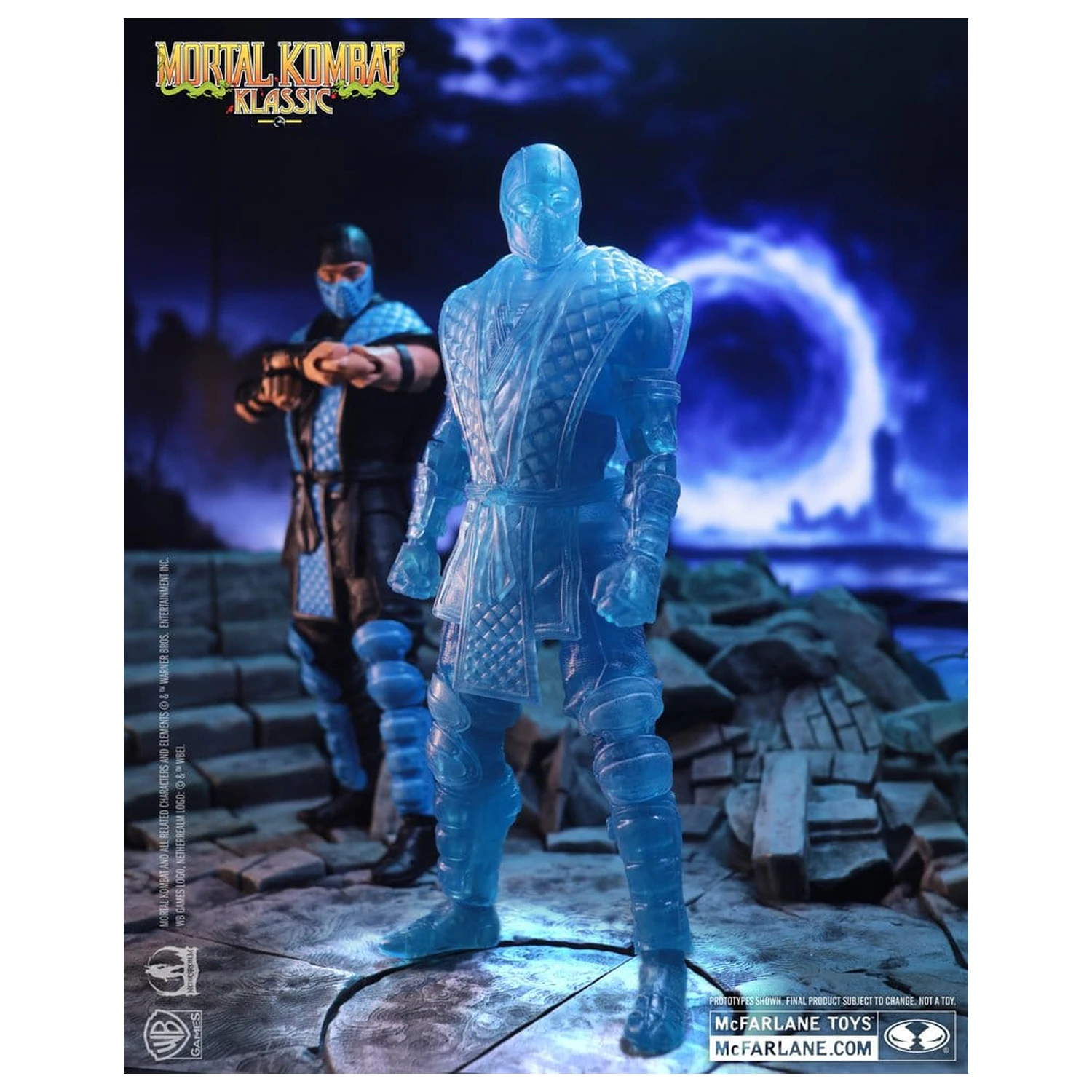 Mortal Kombat Klassic Figurka akcji Sub-Zero (Ice Clone) 18 cm zdjęcie produktu