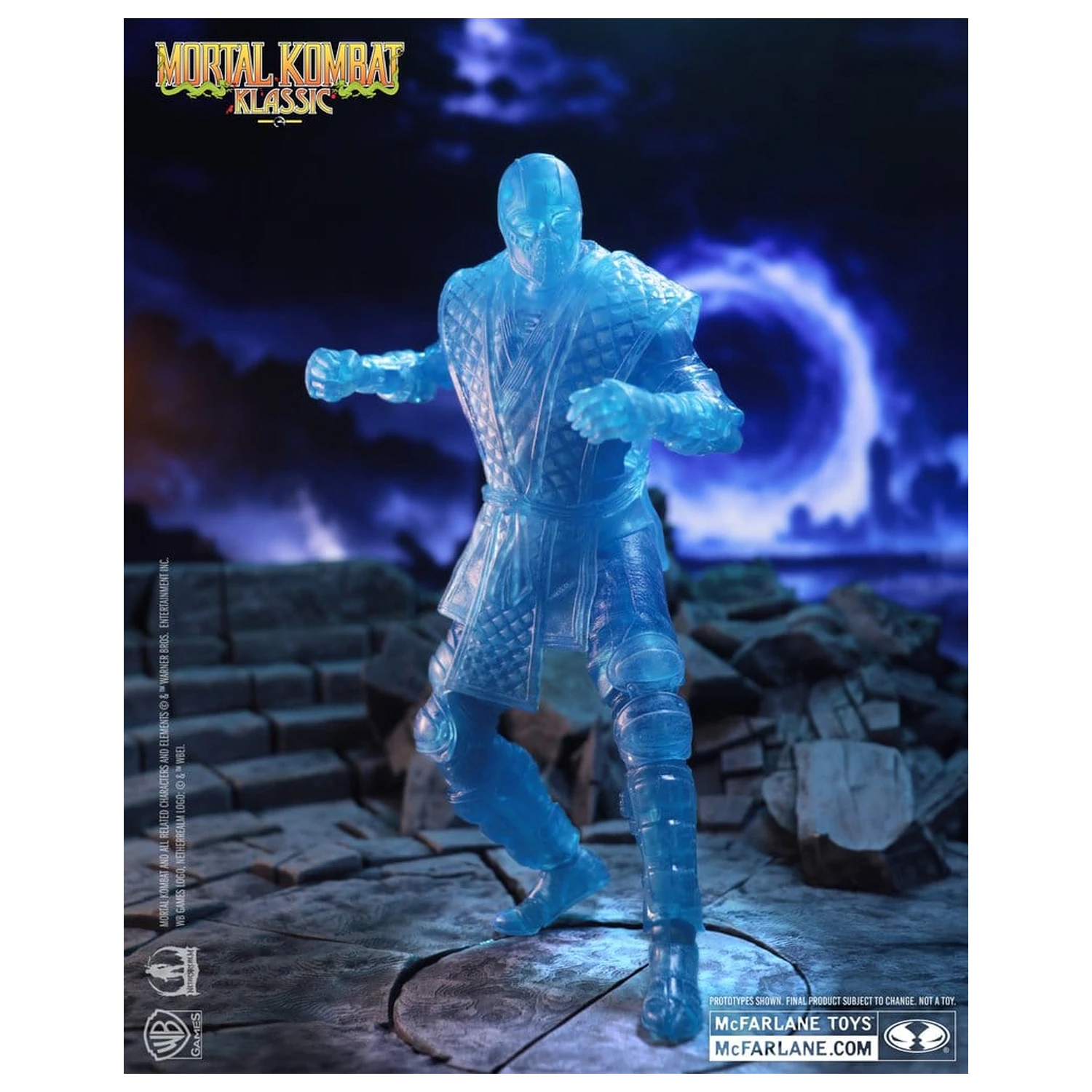 Mortal Kombat Klassic Figurka akcji Sub-Zero (Ice Clone) 18 cm zdjęcie produktu