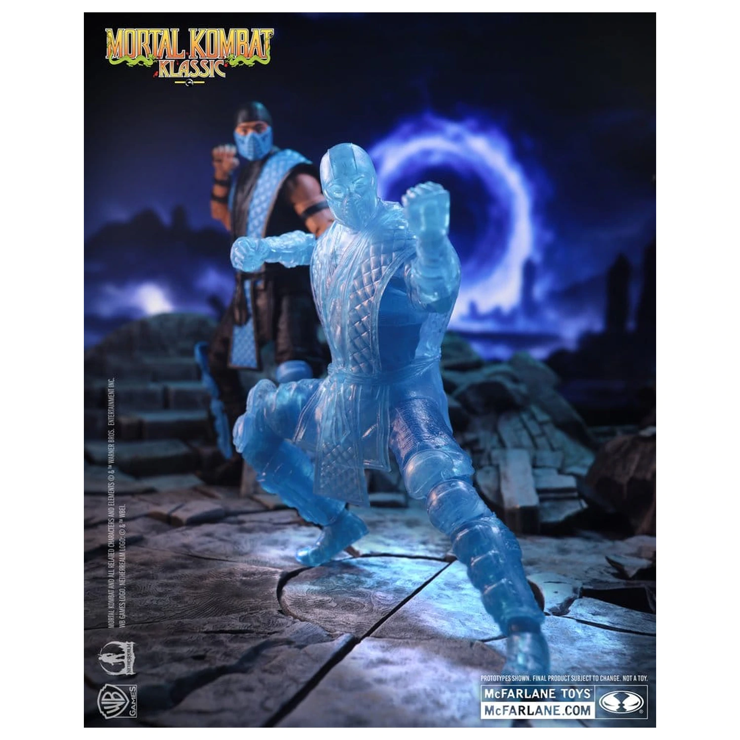 Mortal Kombat Klassic Figurka akcji Sub-Zero (Ice Clone) 18 cm zdjęcie produktu