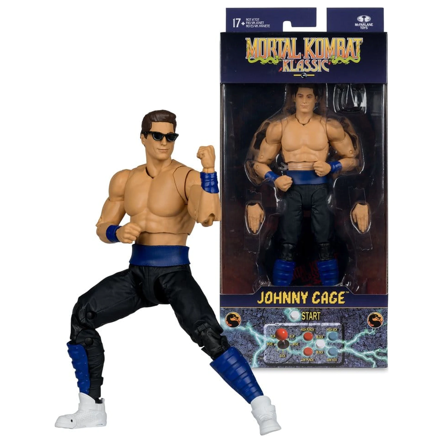 Mortal Kombat Klassics Figurka Akcji Johnny Cage 19 cm zdjęcie produktu