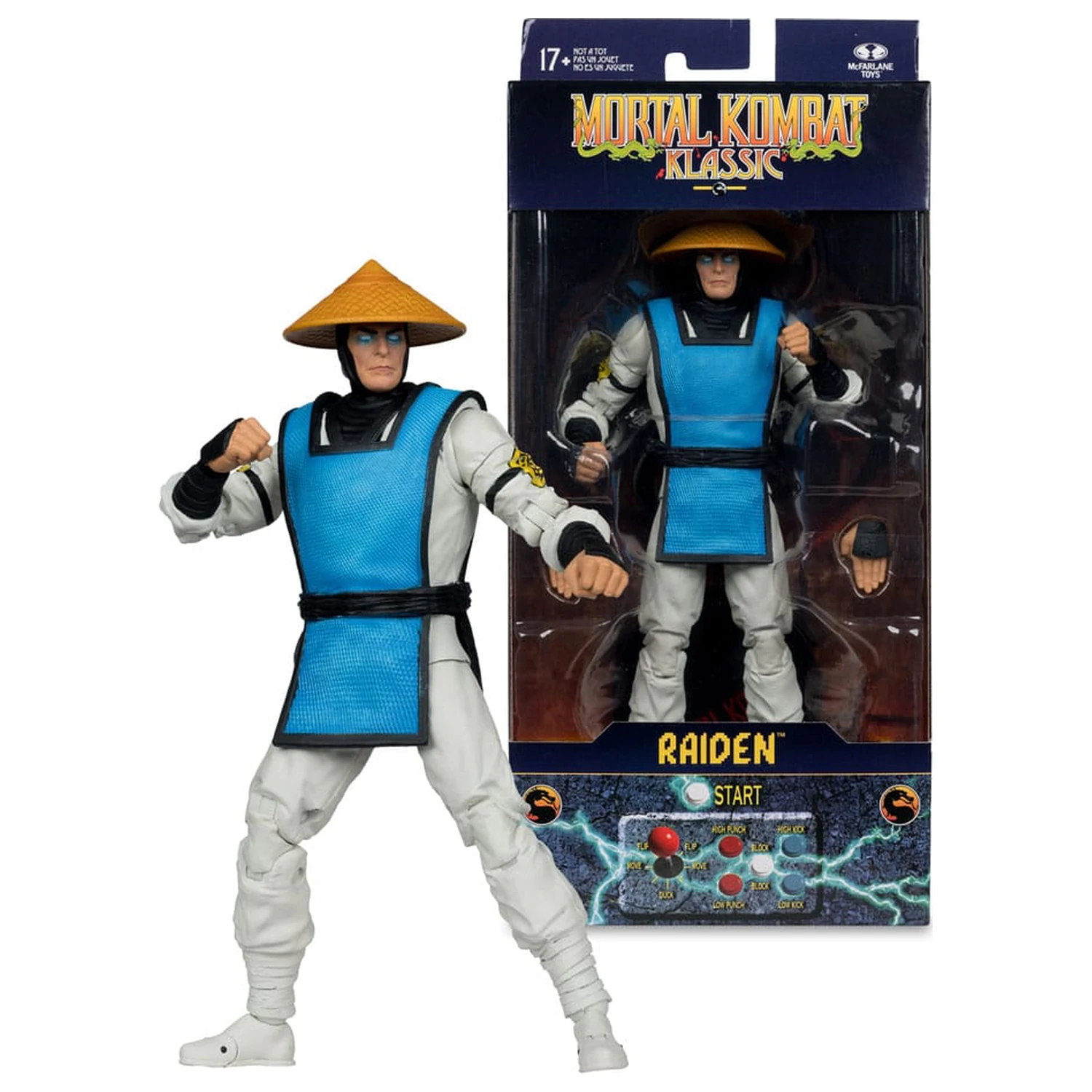 Mortal Kombat Klassiks Figurka Akcji Raiden 18 cm zdjęcie produktu