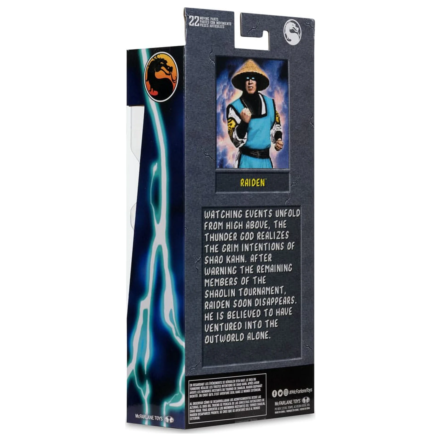 Mortal Kombat Klassiks Figurka Akcji Raiden 18 cm zdjęcie produktu