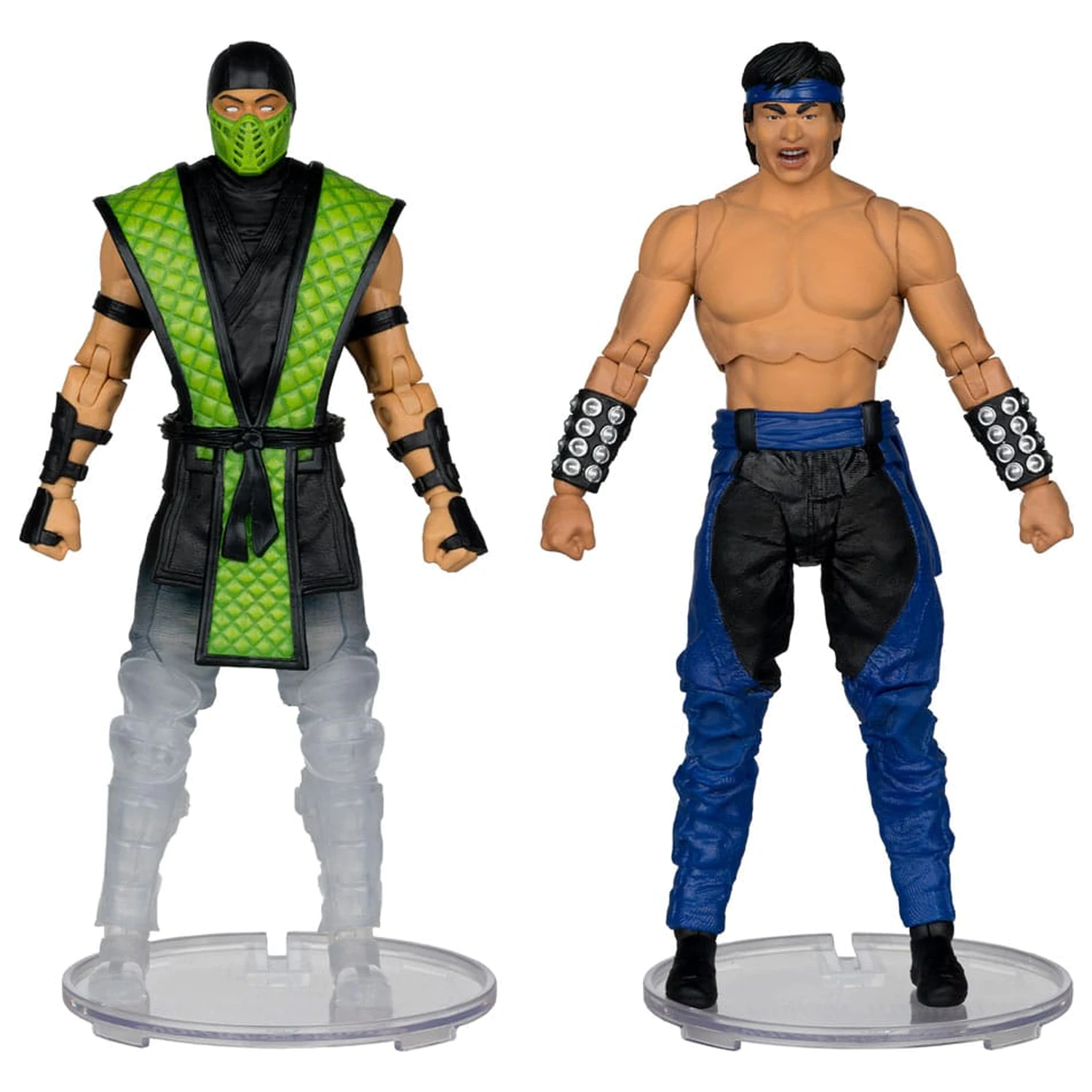 Mortal Kombat Figurki Akcji 2-pak Liu Kang vs. Reptile (Klassics) 18 cm zdjęcie produktu