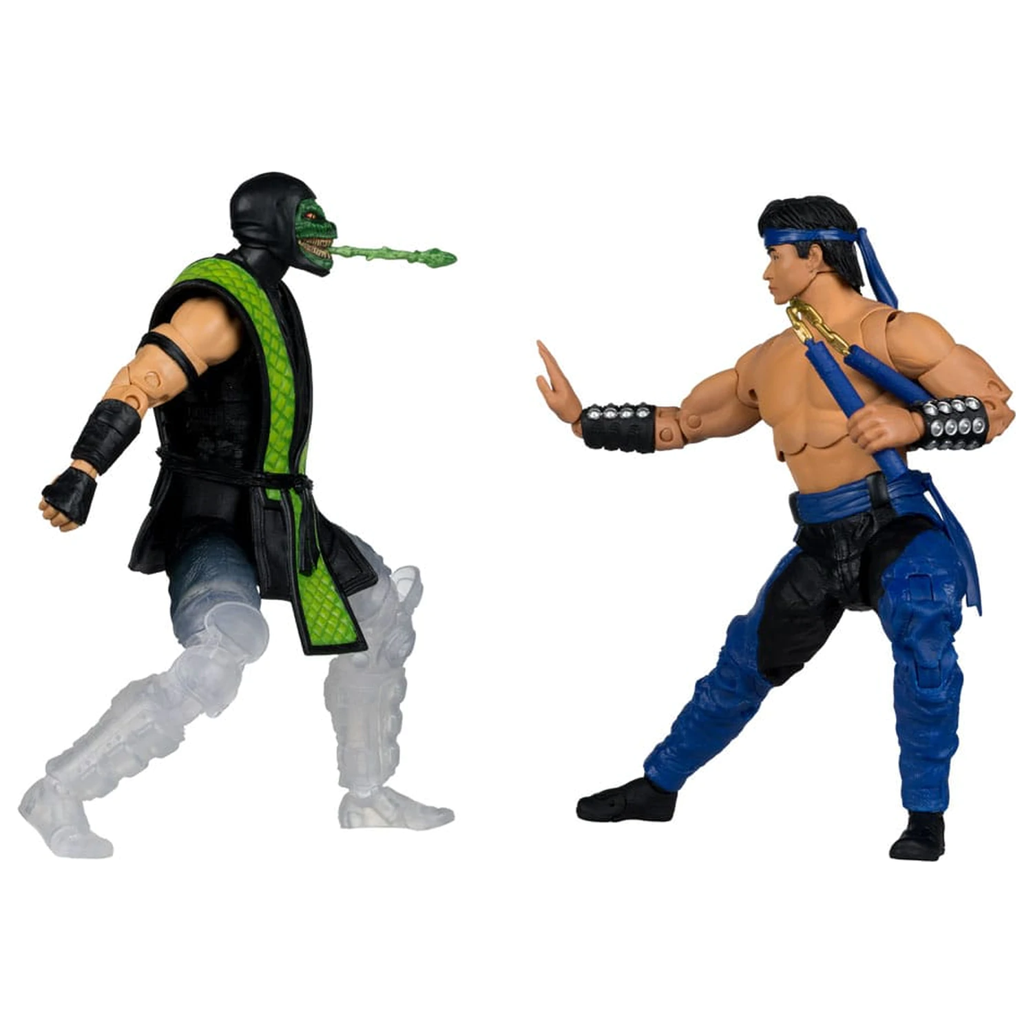 Mortal Kombat Figurki Akcji 2-pak Liu Kang vs. Reptile (Klassics) 18 cm zdjęcie produktu