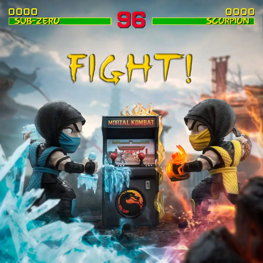 Mortal Kombat Mini Co. Figurki PVC Scorpion vs. Subzero Arcade Set 15 cm zdjęcie produktu