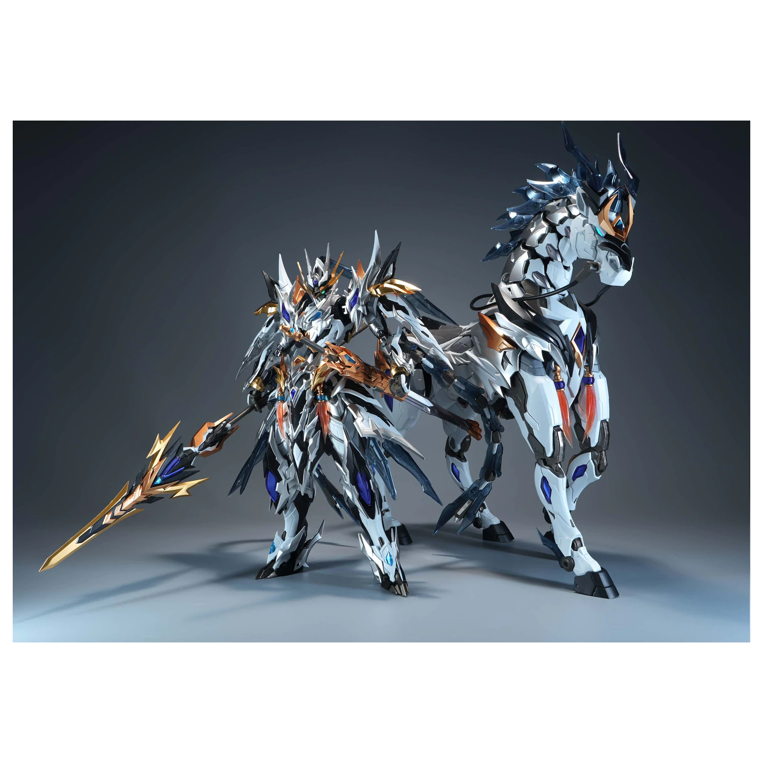 Motor Nuclear - MNP-XH05WA Zhao Yun Majestic Color - zestaw do składania modeli 23 i 32 cm zdjęcie produktu