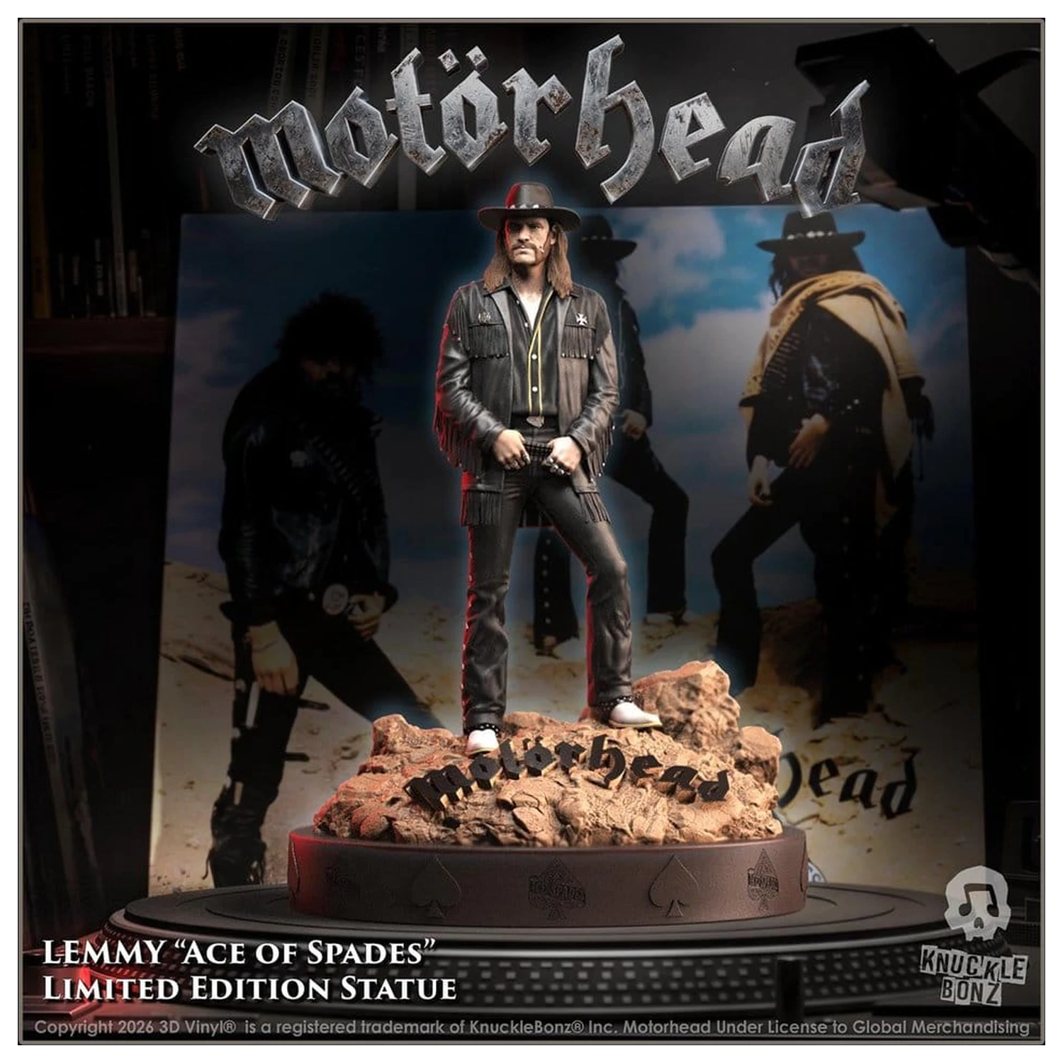 Motörhead Rock Iconz Statuetka Lemmy IV Ace of Spades 20 cm zdjęcie produktu