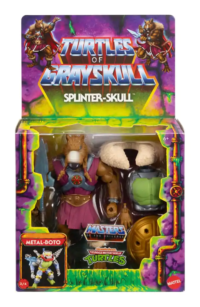 MOTU x TMNT: Turtles of Grayskull Deluxe Figurka Akcji Splinter-Skull 14 cm zdjęcie produktu