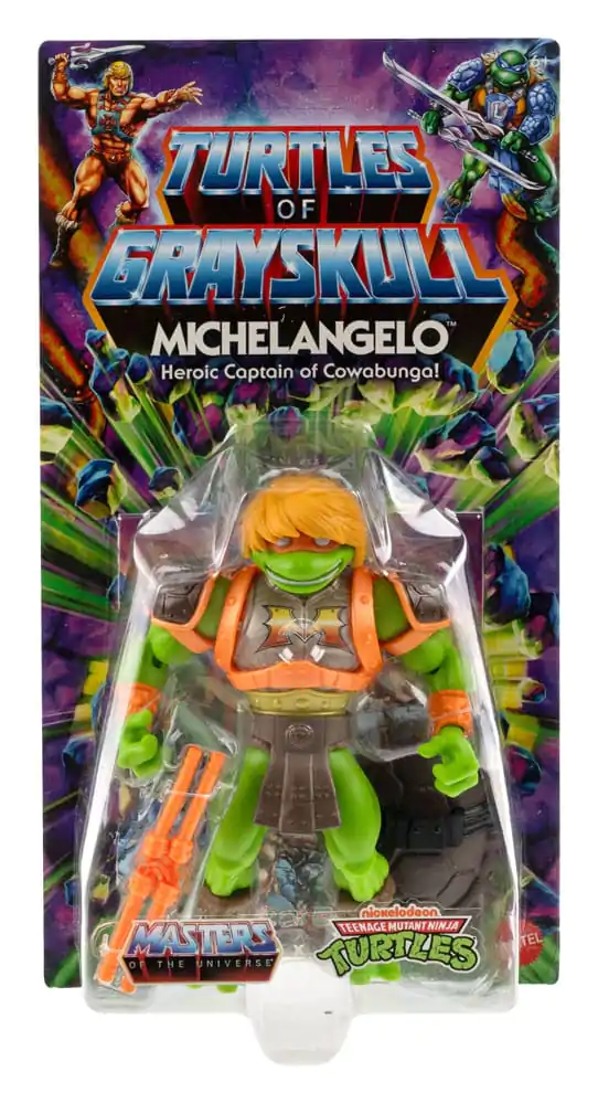 MOTU x TMNT: Turtles of Grayskull Figurka Akcji Michelangelo 14 cm zdjęcie produktu