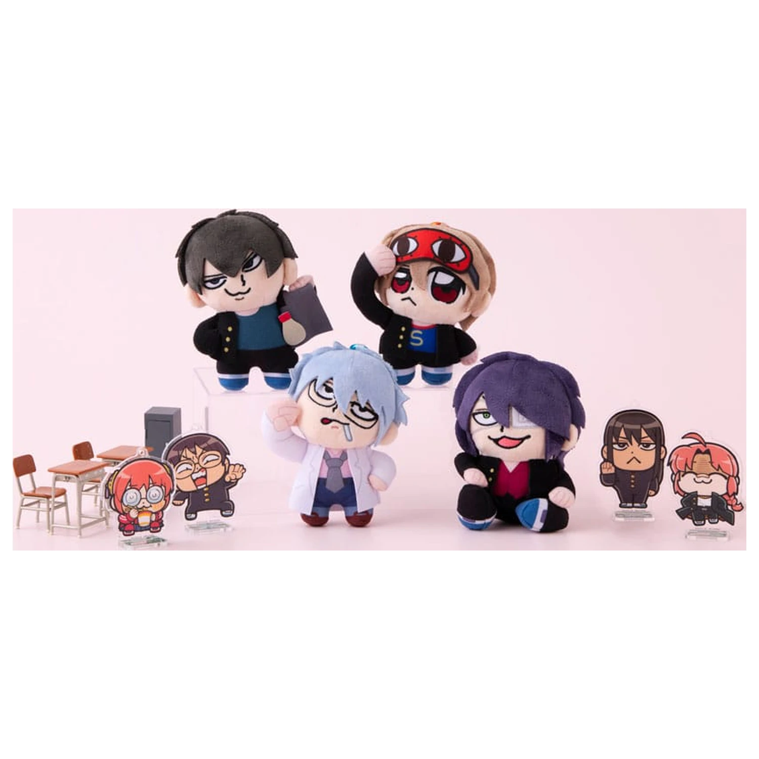 Mr. Ginpachi's Zany Class x Okawabukubu Youth Plush Keychain Shinsuke Takasugi 12 cm zdjęcie produktu