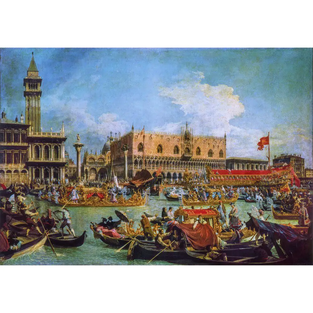 Puzzle Museum Canaletto Powrót Bucentaurusa na Molo w Dniu Wniebowstąpienia 1000 elementów zdjęcie produktu