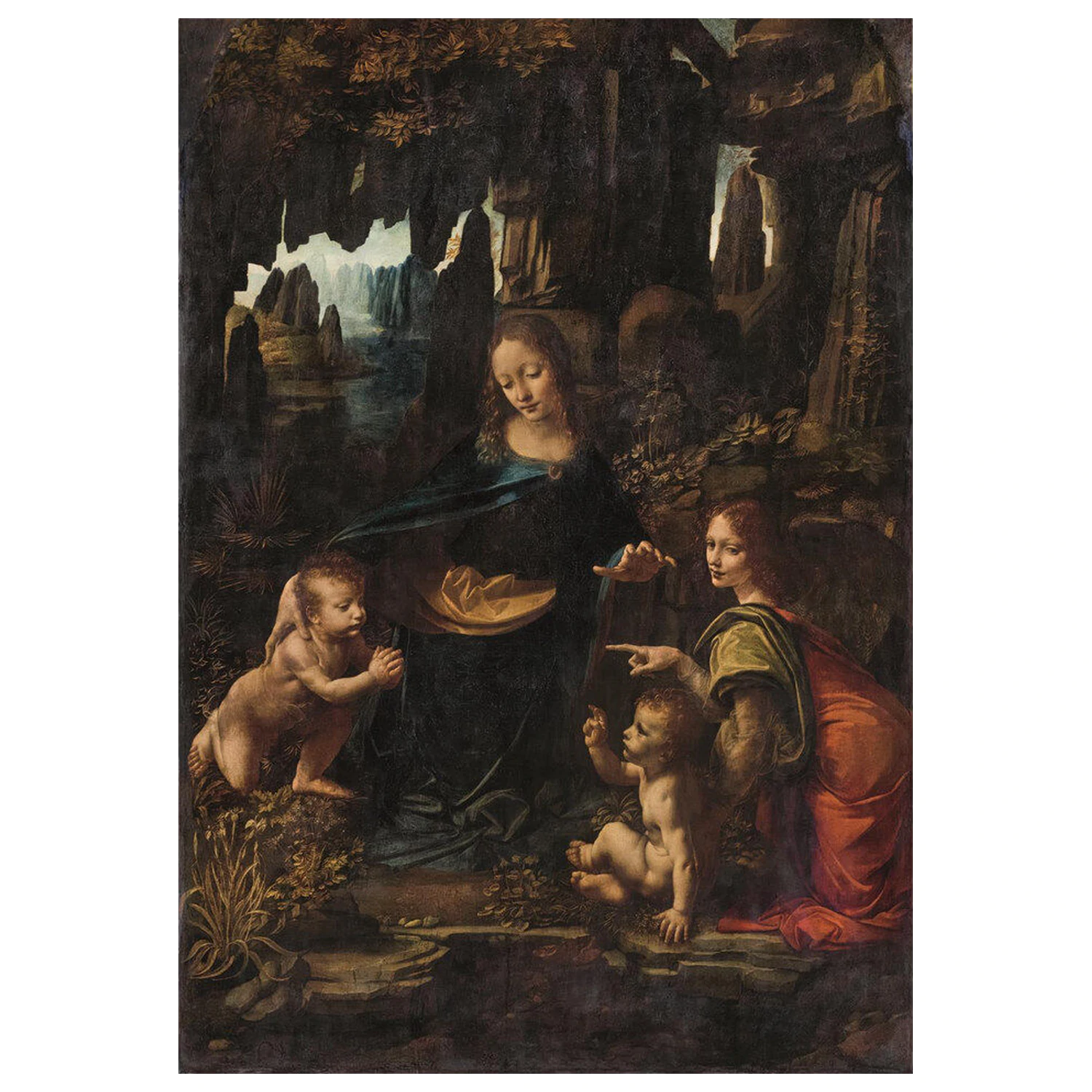 Museum Louvre Leonardo - The Virgin of the Rocks puzzle 1000 elementów zdjęcie produktu