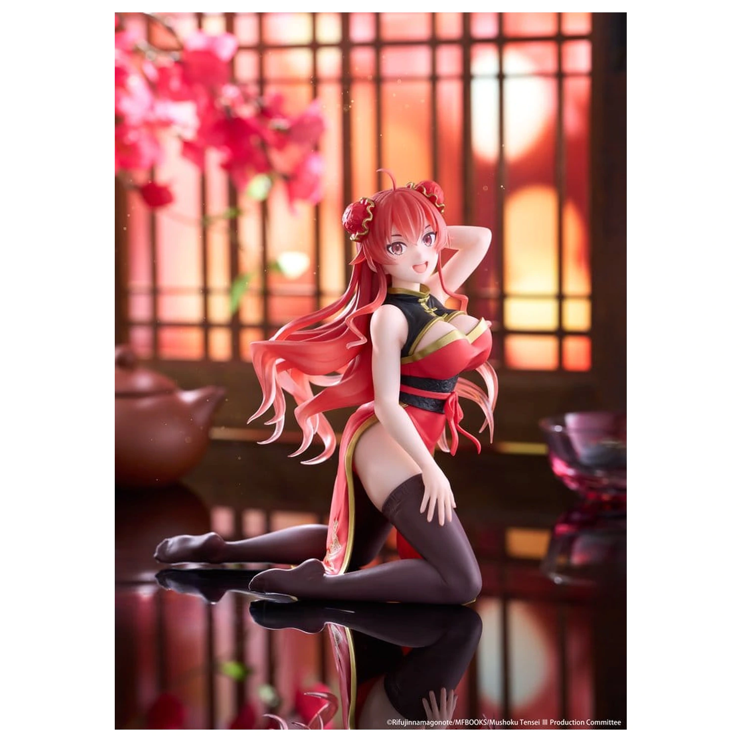 Mushoku Tensei: Jobless Reincarnation figurka PVC Desktop Cute Eris Greyrat (Chinese Dress Ver.) 13 cm zdjęcie produktu