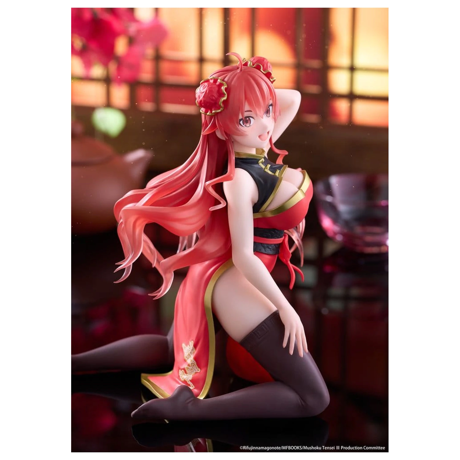 Mushoku Tensei: Jobless Reincarnation figurka PVC Desktop Cute Eris Greyrat (Chinese Dress Ver.) 13 cm zdjęcie produktu