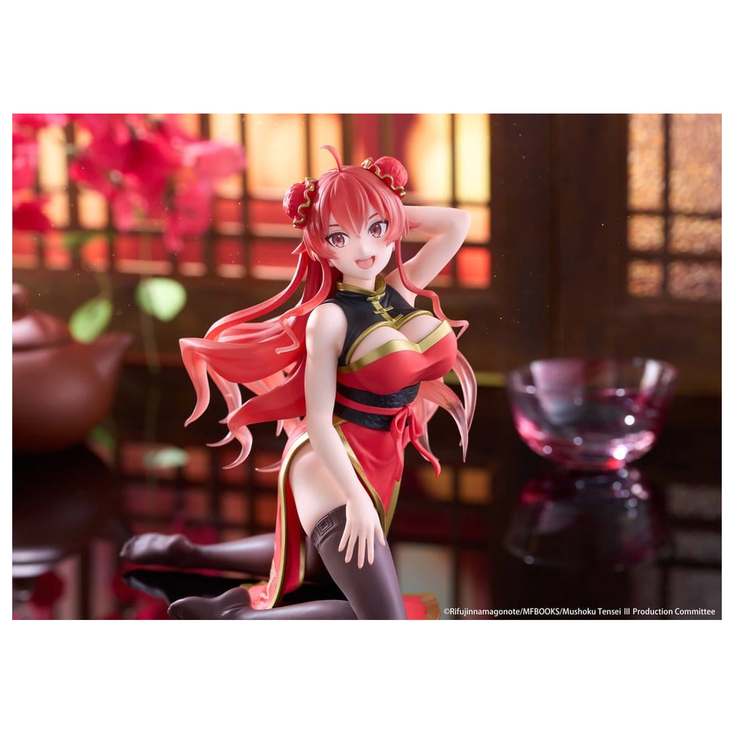 Mushoku Tensei: Jobless Reincarnation figurka PVC Desktop Cute Eris Greyrat (Chinese Dress Ver.) 13 cm zdjęcie produktu