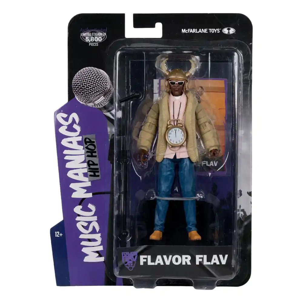 Music Maniacs Hip Hop Figurka Akcji Flavor Flav 16 cm zdjęcie produktu