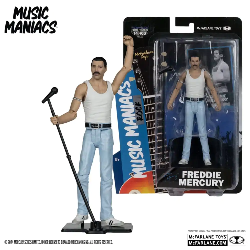 Music Maniacs Rock Figurka Akcji Freddie Mercury 15 cm zdjęcie produktu