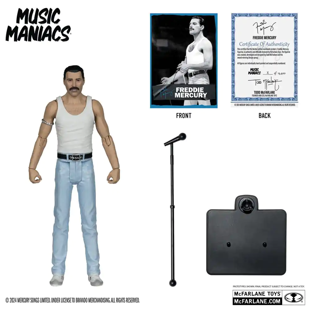 Music Maniacs Rock Figurka Akcji Freddie Mercury 15 cm zdjęcie produktu